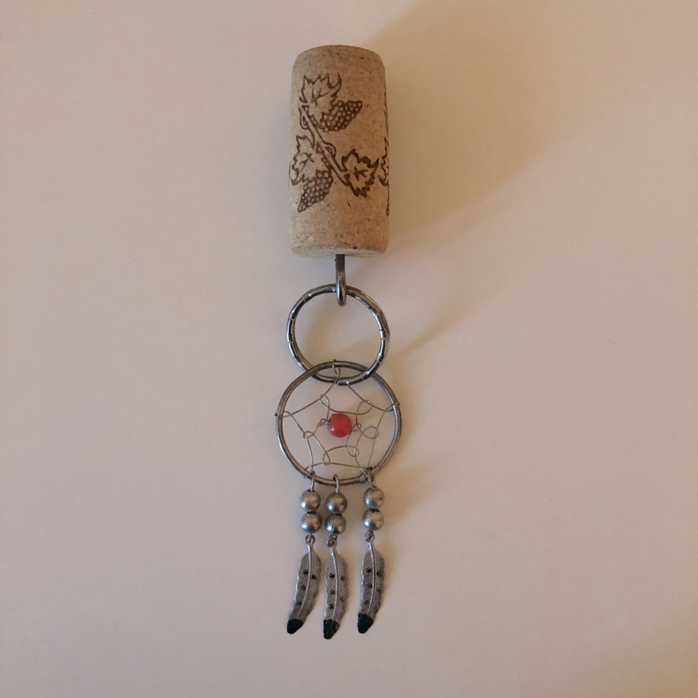 Wine Cork Key Chain